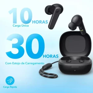 Fone De Ouvido Soundcore by Anker P20i Graves Poderosos e Impactantes Bluetooth 5.3